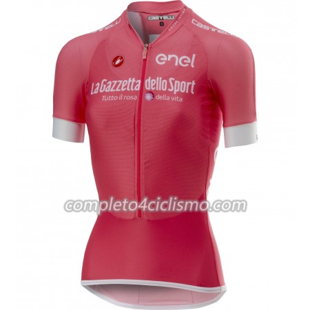 Donna Maglia Rosa 2018 Giro d'Italia Manica Corta